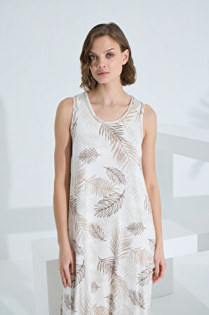 Bambu Kolsuz Kadın Yazlık Gecelik 72049