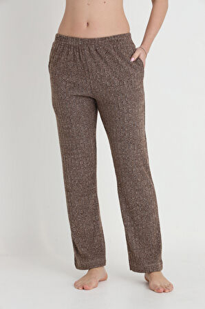 Etoile Kadın Pamuklu Devetüyü Pijama Altı Bordo 1005