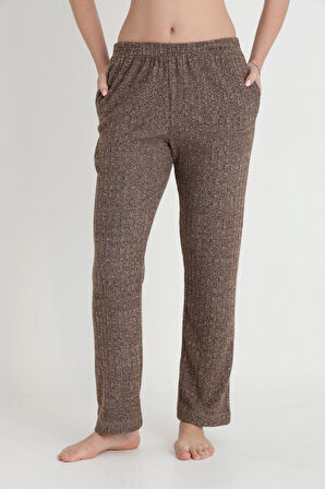 Etoile Kadın Pamuklu Devetüyü Pijama Altı Bordo 1005