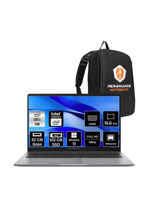 ExpertBook P1 Intel Core 5 210H 32GB 512GB SSD 15.6" FHD W11P Dizüstü Bilgisayar & PER4 Çanta