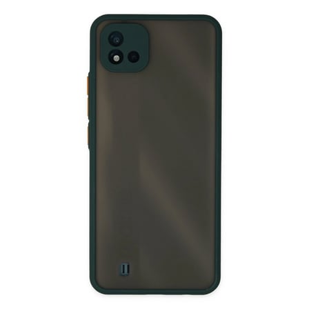 Realme C11 2021 Kılıf Montreal Silikon Kapak - Yeşil