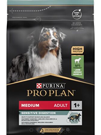 Pro Plan Sensitive Digestion Medium Kuzu Etli 14 kg Yetişkin Köpek Maması