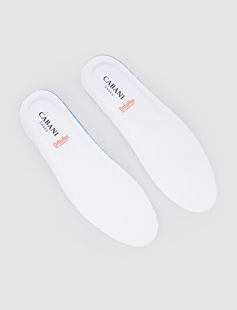 Cabani OrthoFlex Cotton Kaplamalı Beyaz Erkek Tabanlık