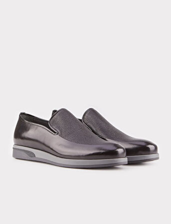 Hakiki Deri Özel Tasarım Siyah Erkek Klasik Ayakkabı