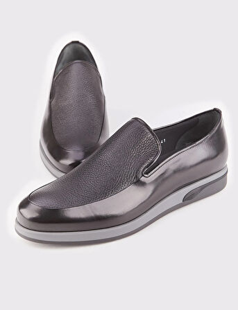 Hakiki Deri Özel Tasarım Siyah Erkek Klasik Ayakkabı