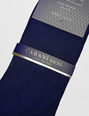 Cabani Lacivert Erkek Merserize Çorap