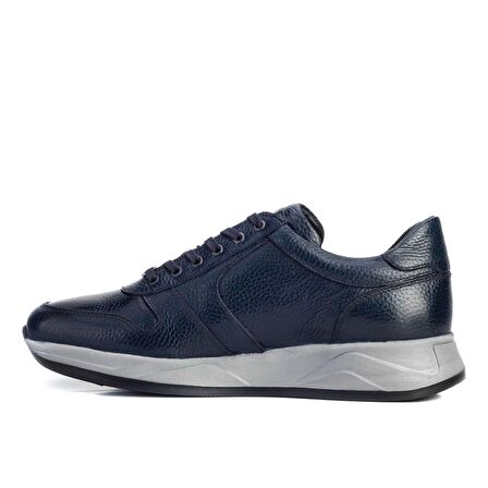 Cabani Hakiki Deri Lacivert Erkek Ayakkabı