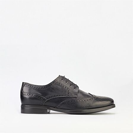 Cabani Hakiki Deri Siyah Erkek Ayakkabı