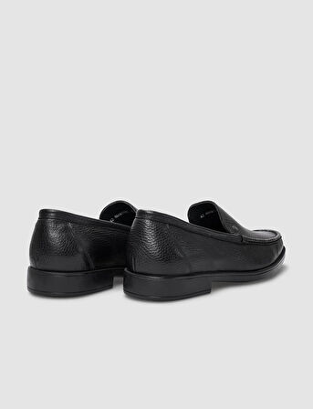 Cabani Hakiki Deri Siyah Erkek Günlük Ayakkabı