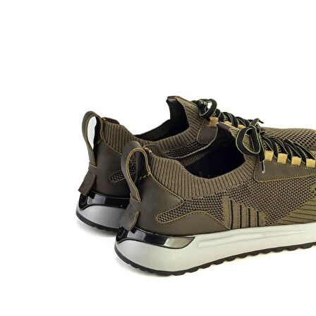 Cabani Tekstil Haki Erkek Ayakkabı