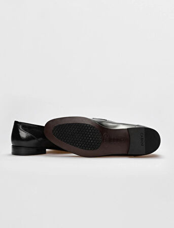 Hakiki Deri Siyah Erkek Klasik Ayakkabı