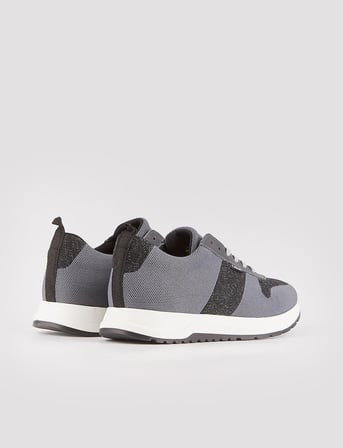 Triko Füme Bağcıklı Erkek Sneaker Spor Ayakkabı
