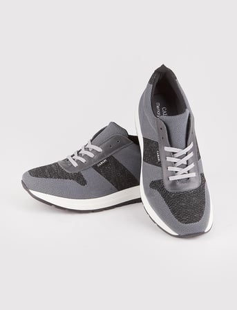 Triko Füme Bağcıklı Erkek Sneaker Spor Ayakkabı
