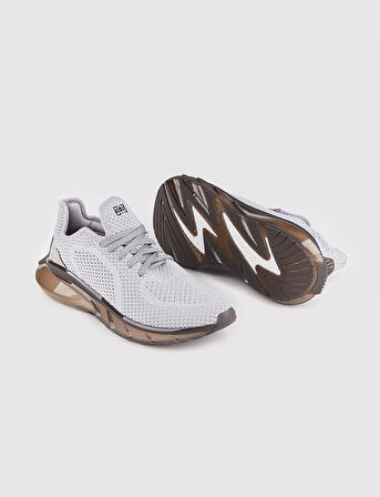 Triko Gri Bağcıklı Erkek Spor Sneaker Ayakkabı