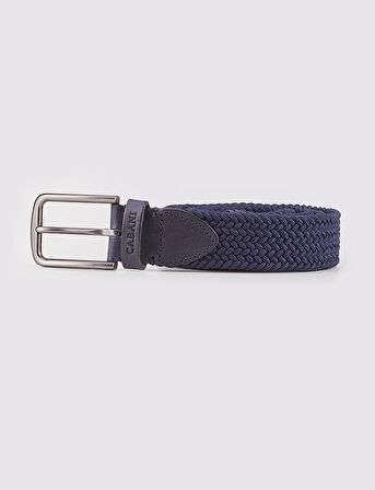 Cabani Triko Lacivert 3,5 cm Erkek Kemer