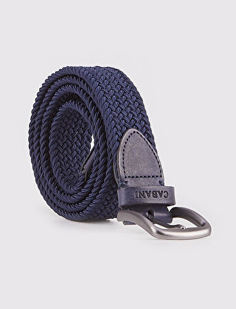 Cabani Triko Lacivert 3,5 cm Erkek Kemer
