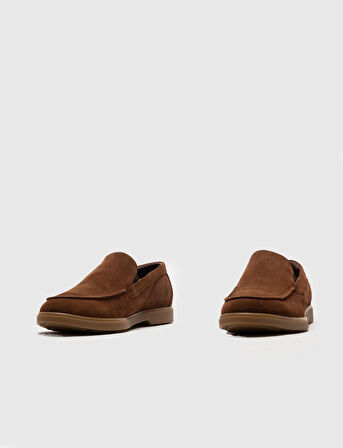 Hakiki Deri Meşin Astar Kahverengi Erkek Günlük Ayakkabı