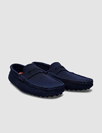 Cabani Triko Lacivert Erkek Loafer