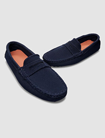 Cabani Triko Lacivert Erkek Loafer