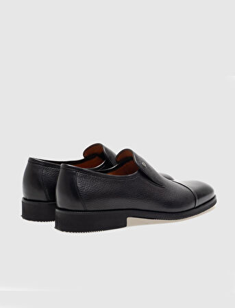 Hakiki Deri Siyah Erkek Klasik Ayakkabı