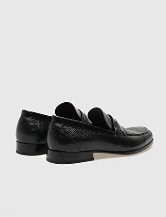 Hakiki Deri Siyah Erkek Klasik Ayakkabı