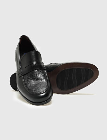 Hakiki Deri Siyah Erkek Klasik Ayakkabı