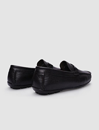 %100 Hakiki Deri Kahverengi Toka Detaylı Erkek Loafer