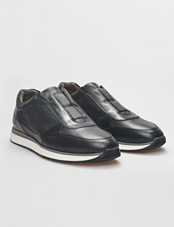 Hakiki Deri Lacivert Erkek Spor Ayakkabı