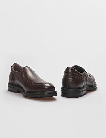 Hakiki Deri Kahverengi Erkek Günlük Ayakkabı