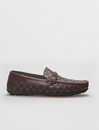 %100 Hakiki Deri Kahverengi Toka Detaylı Erkek Loafer