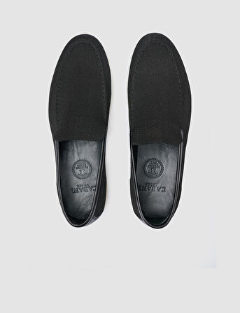 Cabani Triko Siyah Erkek Loafer