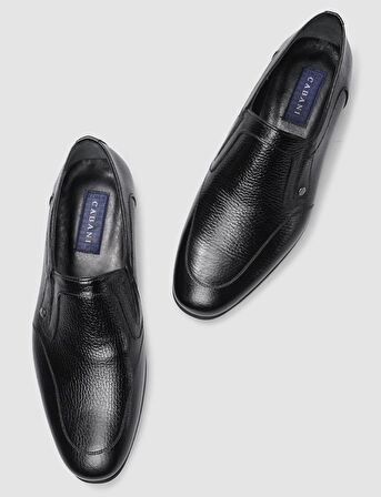 %100 Hakiki Deri Siyah Erkek Klasik Ayakkabı