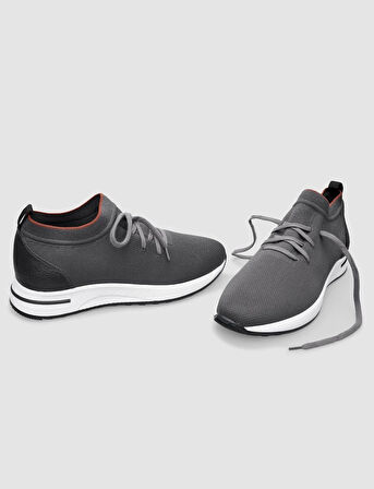 Triko Antrasit Bağcıklı Erkek Spor Ayakkabı