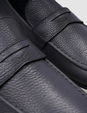 %100 Hakiki Deri Gri Erkek Günlük Ayakkabı