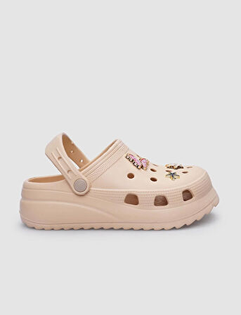 Snx Bej Detaylı Kadın Eva Terlik