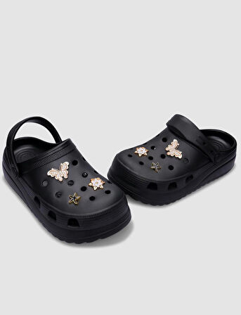 Snx Siyah Taş Detaylı Kadın Eva Terlik