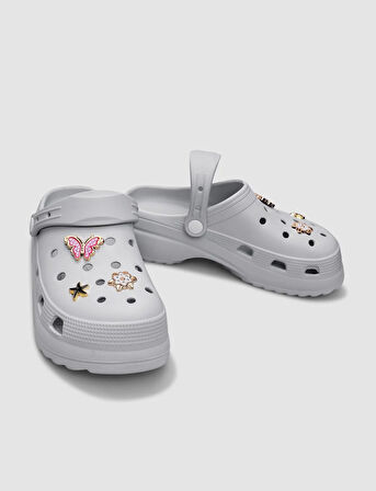 Snx Açık Gri Taş Detaylı Kadın Eva Terlik