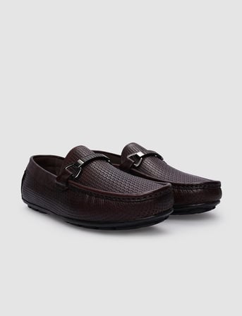 %100 Hakiki Deri Kahverengi Tokalı Erkek Loafer