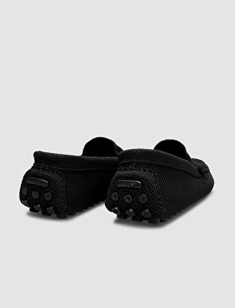 Nefes Alabilen Kumaş Siyah Erkek Loafer