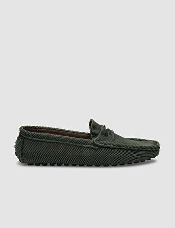 Cabani Triko Haki Erkek Loafer