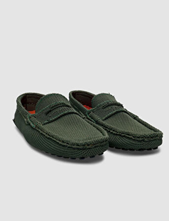 Cabani Triko Haki Erkek Loafer