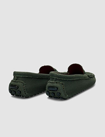 Cabani Triko Haki Erkek Loafer