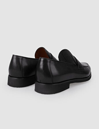 %100 Hakiki Deri Siyah Erkek Klasik Ayakkabı