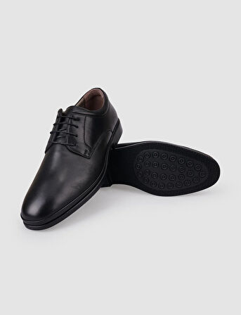 Cabani %100 Hakiki Deri Siyah Erkek Klasik Ayakkabı