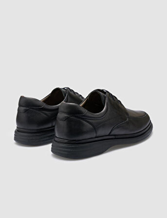 %100 Hakiki Deri Siyah Erkek Günlük Ayakkabı