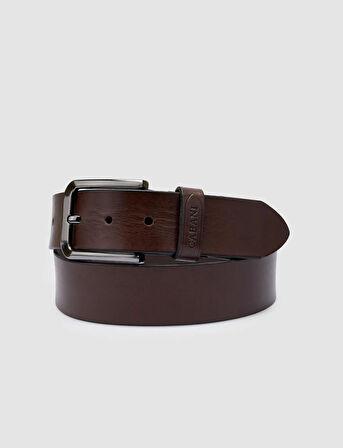 Cabani %100 Hakiki Deri Kahverengi Erkek Klasik Kemer