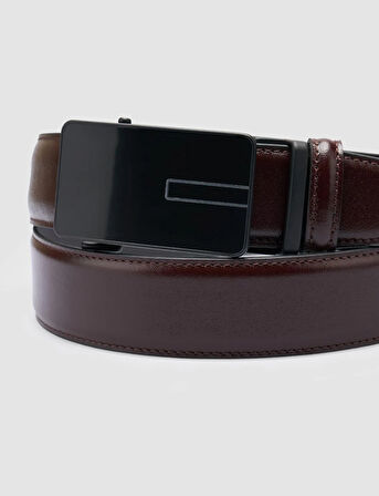 Cabani %100 Hakiki Deri Kahverengi Erkek Klasik Kemer