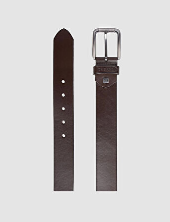 Cabani %100 Hakiki Deri Kahverengi Erkek Klasik Kemer