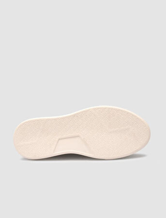 %100 Hakiki Deri Kahverengi Süet Kürklü Kadın Sneaker