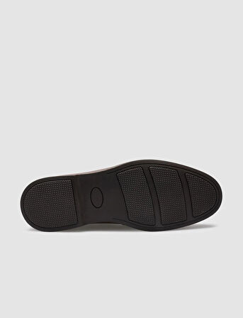 %100 Hakiki Deri Kahverengi Erkek Loafer